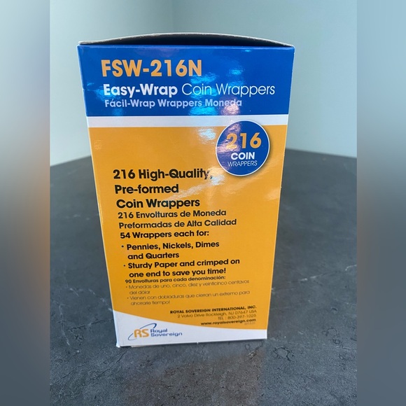 Coin wrappers  NWOT. 216 wrappers - Picture 2 of 3